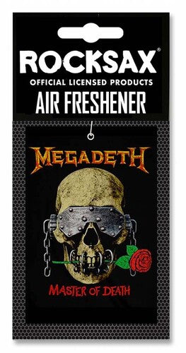 Rocksax Megadeth Master Of Death Air Freshener - Rocksax Megadeth Master Of Death Air Freshener - Special Products