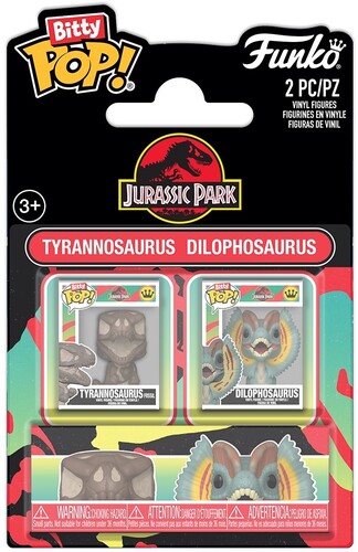 Bitty Pop Jurassic Park - Bitty Pop Jurassic Park 2 Pack Trex & Dilo - Collectibles