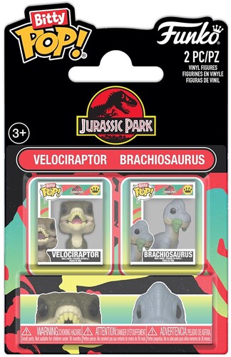 Bitty Pop Jurassic Park - Bitty Pop Jurassic Park 2pk Raptor & Brachiosaurus - Collectibles
