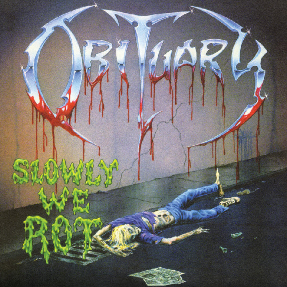 Slowly We Rot (Bonus Tracks) [Corpse Blue with Blood Splatter] Vinyl Record