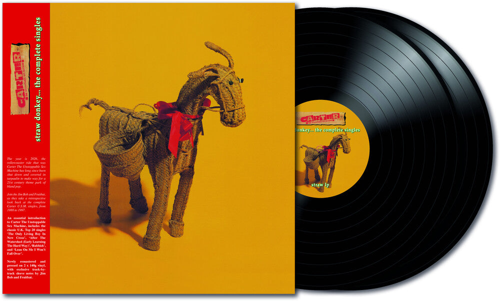 Carter The Unstoppable Sex Machine - Straw Donkey - The Complete Singles [LP] Vinyl Record