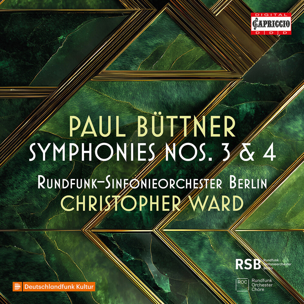 Paul Buttner: Syms Nos. 3 & 4 Music CD