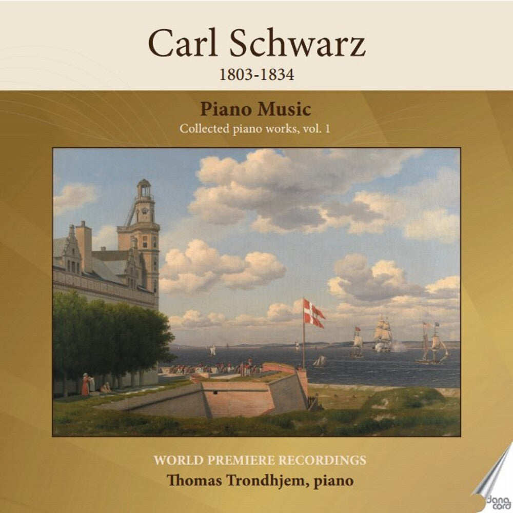 the album cover for Thomas Trondhjem - Carl Schwarz - Collected Piano Works Vol. 1