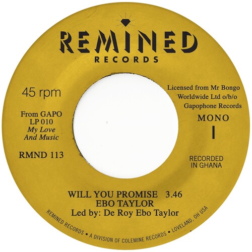Taylor,ebo - Will You Promise / Maye Omama - Vinyl Record