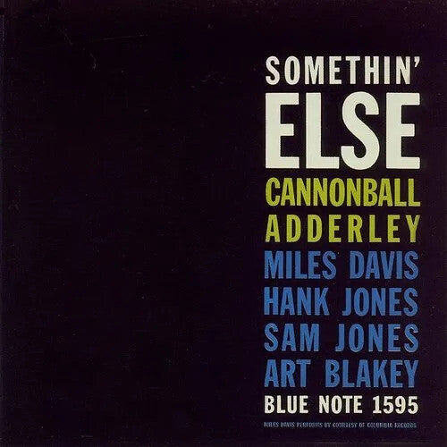 Adderley,cannonball - Somethin Else - Vinyl Record