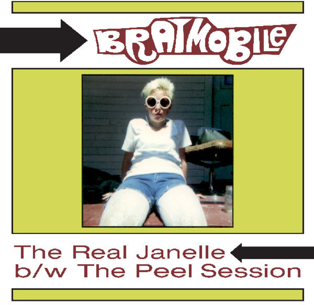 the album cover for Bratmobile - Real Janelle & The Peel Session