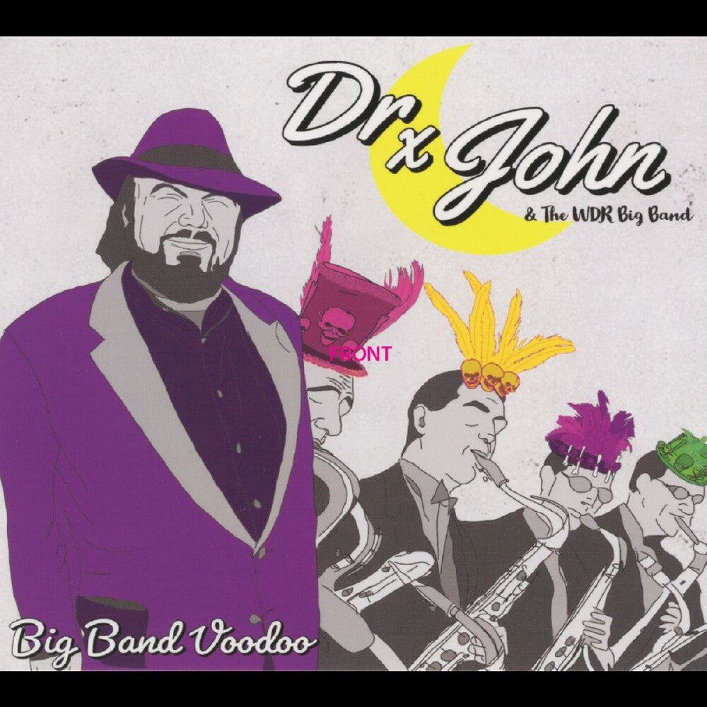 the album cover for Dr John & The Wdr Big Band - Big Band Voodoo [Colored Vinyl] (Purp)