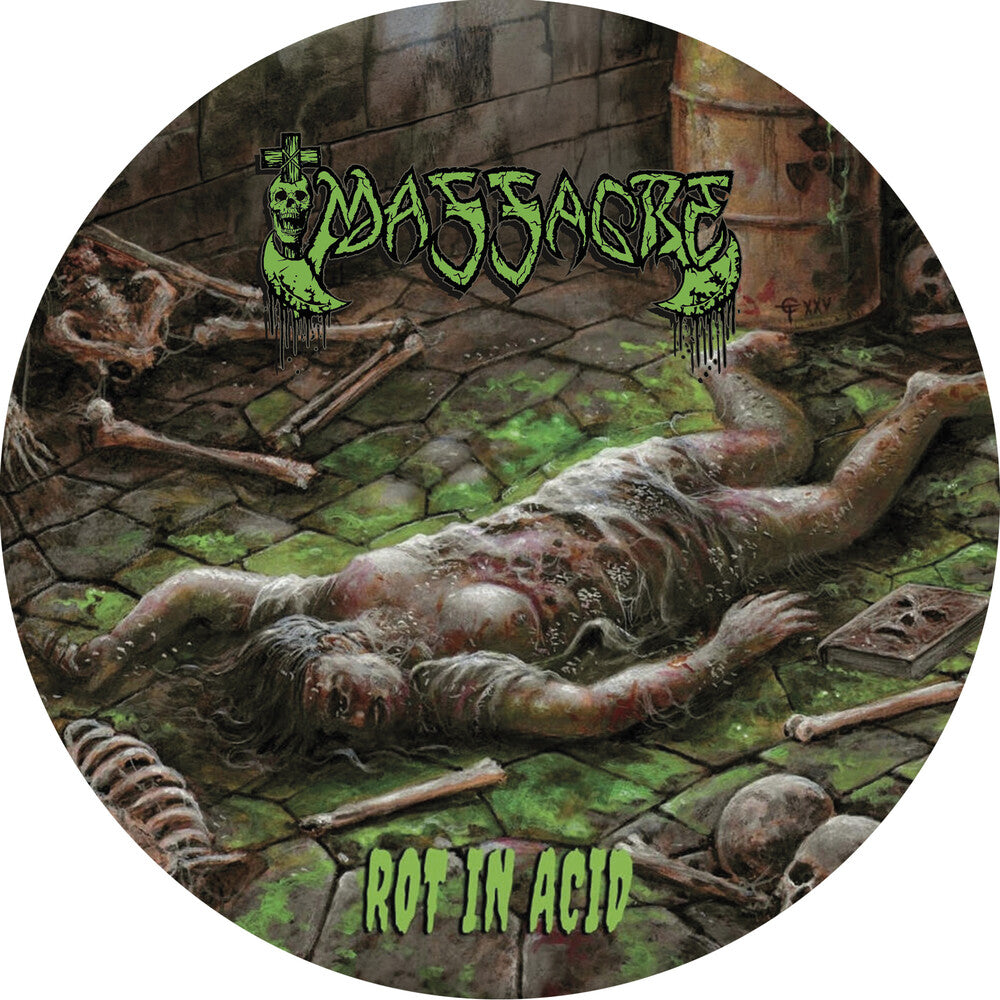the album cover for Massacre - Rot In Acid [Limited Edition] (Pict)