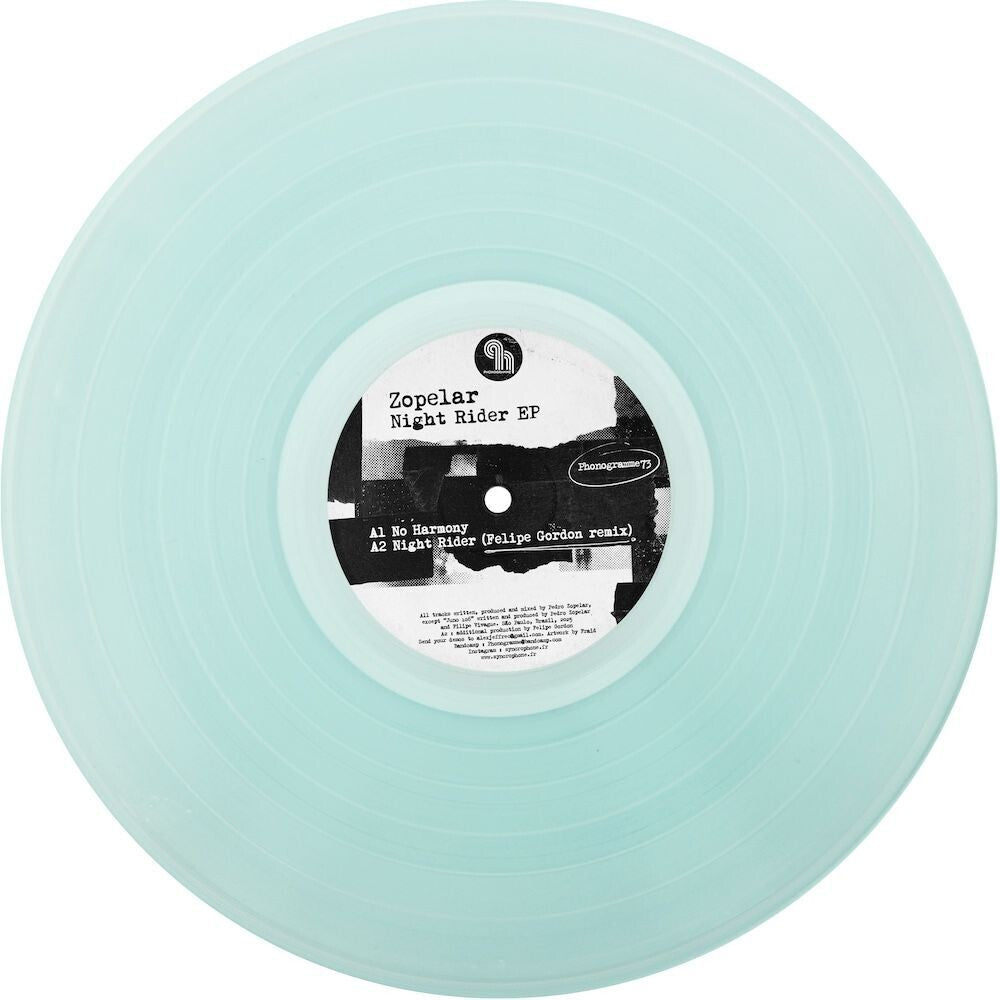 Night Rider (With Felipe Gordon Remix) (Blue) (Ep) [12" Vinyl] Vinyl Record