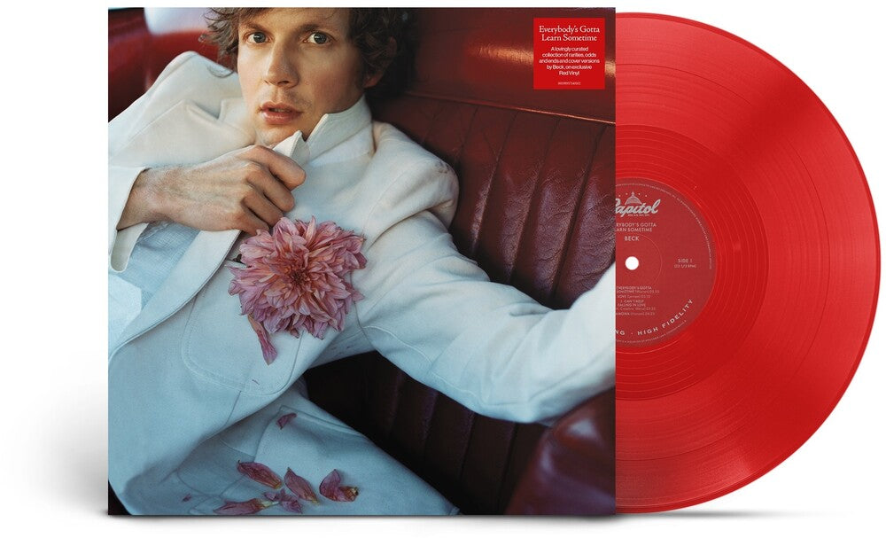 the album cover for Beck - Everybody's Gotta Learn Sometime [Red]