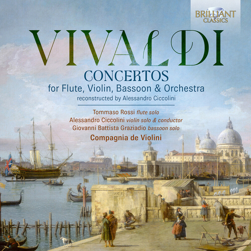 Vivaldi: Cons For Flute Violin Bassoon & Orchestra Music CD