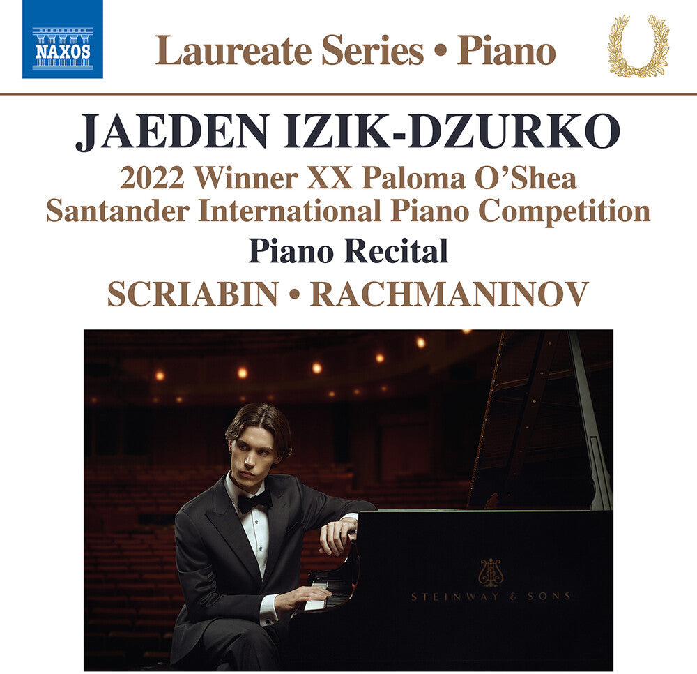 the album cover for Izik-Jaeden Dzurko - Jaeden Izik-Dzurko - Pno Recital