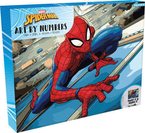 Marvel Spider-man Web Crawler 16x20 Art By Numbers - Marvel Spider-man Web Crawler 16x20 Art By Numbers - Collectibles