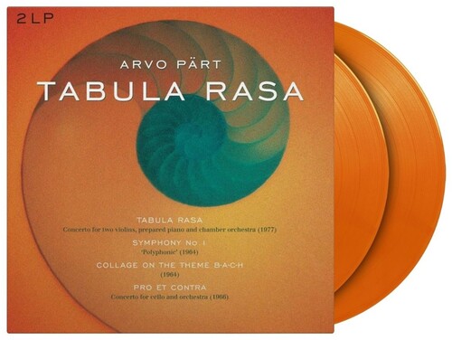 Part,arvo - Tabula Rasa / Symphony 1 / Collage On A Theme Bach - Vinyl Record
