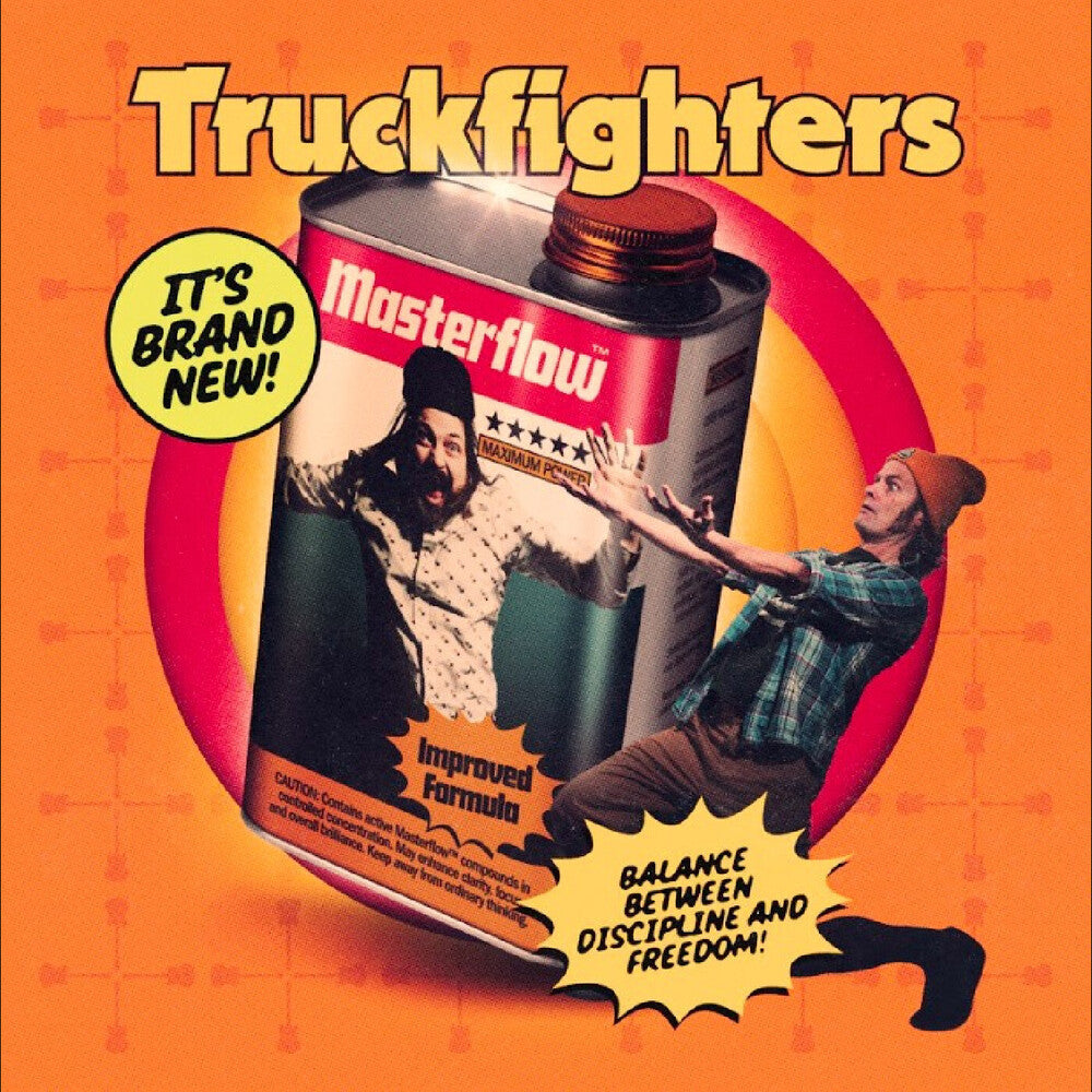 the album cover for Truckfighters - Masterflow - Yellow [Colored Vinyl] (Ylw) [Download Included]