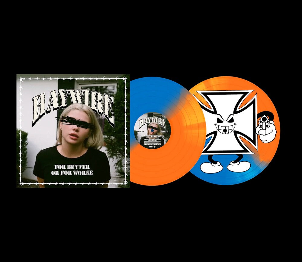 the album cover for Haywire - For Better Or For Worse - Blue/Orange (Blue) [Limited Edition]