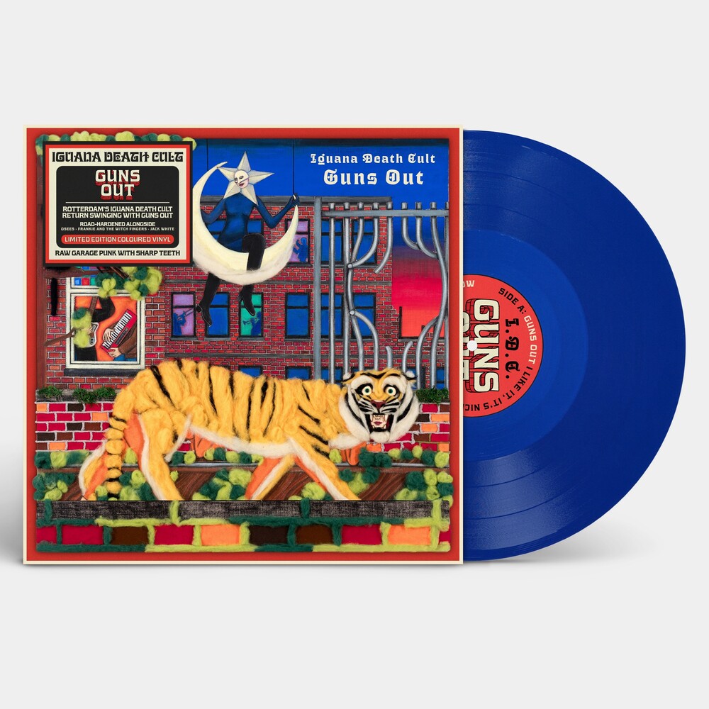 Iguana Death Cult - Guns Out [Deep Ocean Blue Limited Edition] Vinyl Record