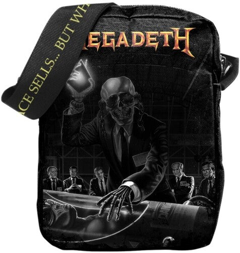Rocksax Megadeth Rust In Peace Sells Xbody Bag Blk - Rocksax Megadeth Rust In Peace Sells Xbody Bag Blk - Special Products