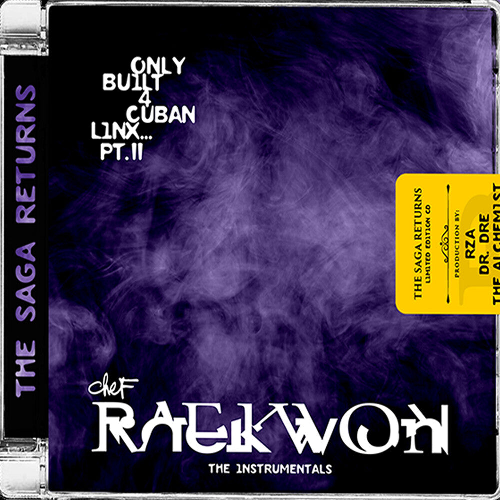 Only Built 4 Cuban Linx... Pt. II - THE INSTRUMENTALS, Shaolin Noir Edition (Black 2LP) Music CD