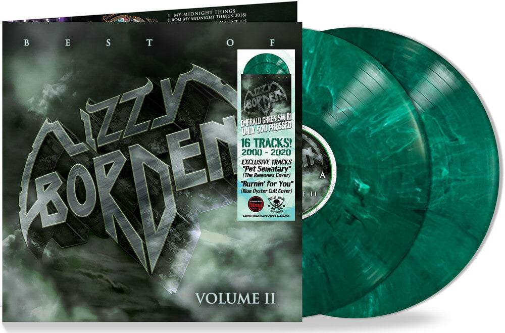 Best Of Lizzy Borden Vol 2 [Green - Deluxe] Vinyl Record