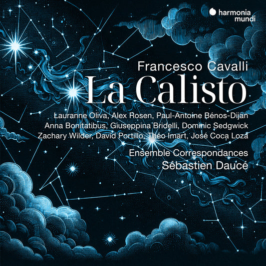 the album cover for Ensemble Correspondance / Sebastien Dauce - Cavalli: La Calisto