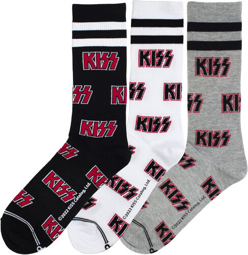 Perri's Kiss Volume Crew Socks (3 Pack) - Perri's Kiss Volume Crew Socks (3 Pack) - Apparel