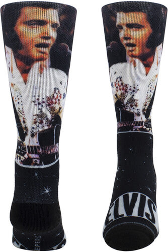 Perri's Elvis Presley 70's Crew Socks - Perri's Elvis Presley 70's Crew Socks - Apparel