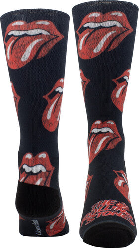 Perri's Rolling Stones All Over Dist Tongues Socks - Perri's Rolling Stones All Over Dist Tongues Socks - Apparel