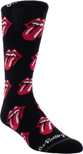 Perri's Rolling Stones All Over Red Tongues Socks - Perri's Rolling Stones All Over Red Tongues Socks - Apparel