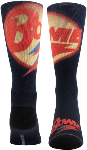 Perri's David Bowie Aladdin Sane Flash Crew Socks - Perri's David Bowie Aladdin Sane Flash Crew Socks - Apparel