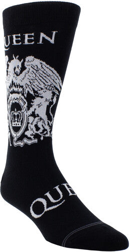 Perri's Queen White Crest Crew Socks - Perri's Queen White Crest Crew Socks - Apparel