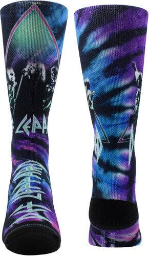 Perri's Def Leppard Hysteria Tie Crew Socks - Perri's Def Leppard Hysteria Tie Crew Socks - Apparel