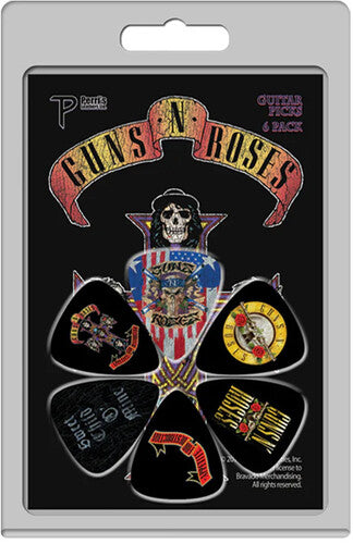 Perri's Guns N' Roses Appetite Guitar Picks 6 Pack - Perri's Guns N' Roses Appetite Guitar Picks 6 Pack - Musical Instrument