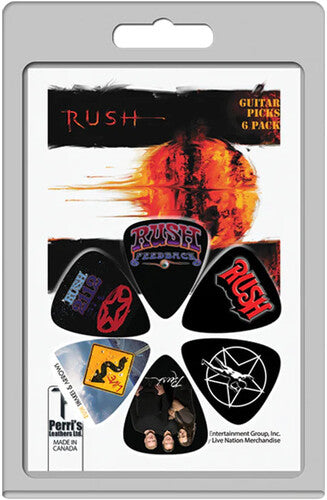 Perri's Rush Collectible Guitar Picks (6 Pack) - Perri's Rush Collectible Guitar Picks (6 Pack) - Musical Instrument