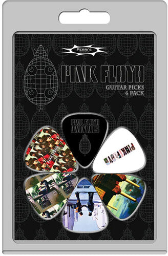 Perri's Pink Floyd Graphic Guitar Picks (6 Pack) - Perri's Pink Floyd Graphic Guitar Picks (6 Pack) - Musical Instrument