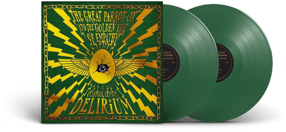 Claypool Lennon Delirium - The Great Parrot-Ox and the Golden Egg of Empathy [Opaque Green with 24 Page Comic Book] Vinyl Record