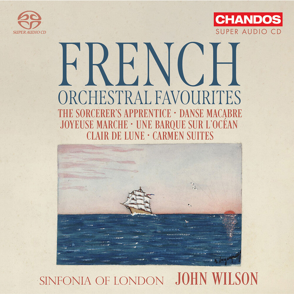 the album cover for Sinfonia Of London - French Orchestral Favourites