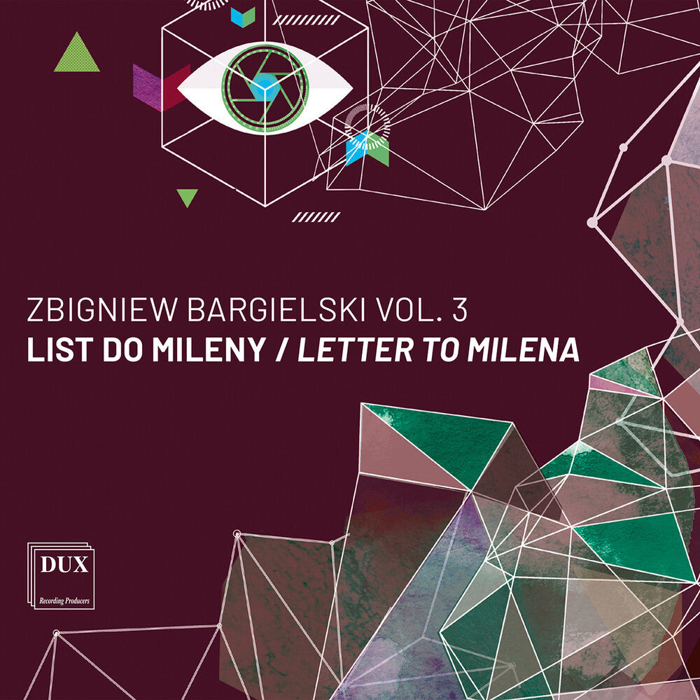 Bargielski Vol. 3 - Letter To Milena Music CD
