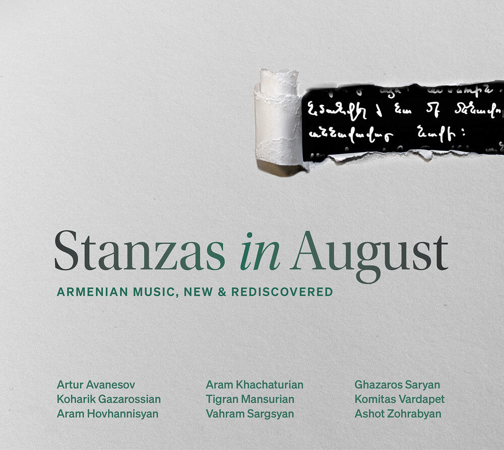 Stanzas In August - Armenian Music New & Redisco Music CD