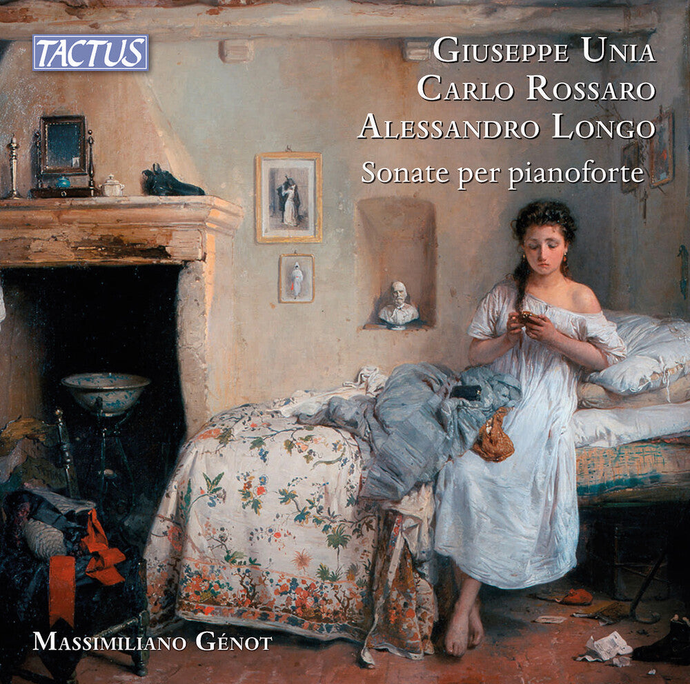 the album cover for Massimiliano Genot - Unia Rossaro & Longo: Pno Sonatas
