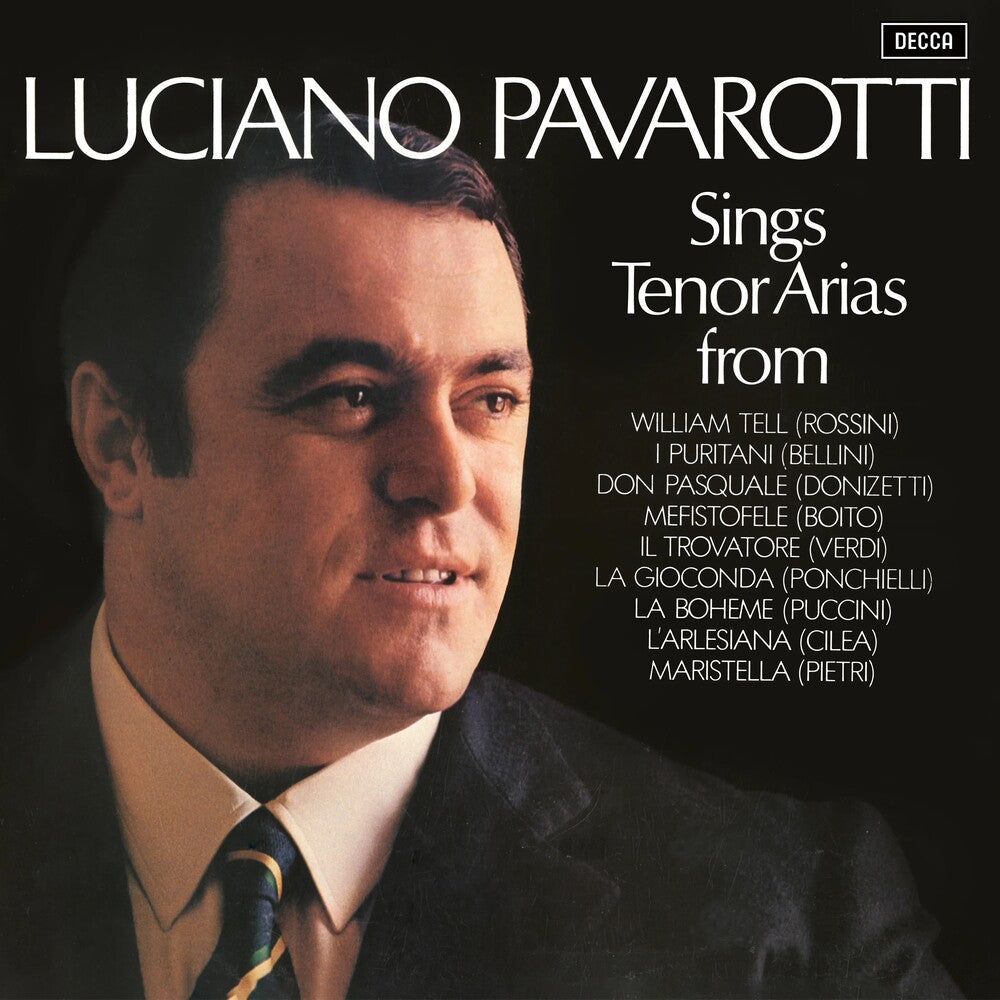 Luciano Pavarotti - Sings Tenor Arias From Italian Opera [LP] Vinyl Record