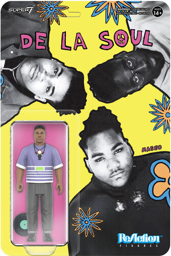 De La Soul Reaction Figures Wave 01 - Vincent Mase - De La Soul Reaction Figures Wave 01 - Vincent Mase - Collectibles