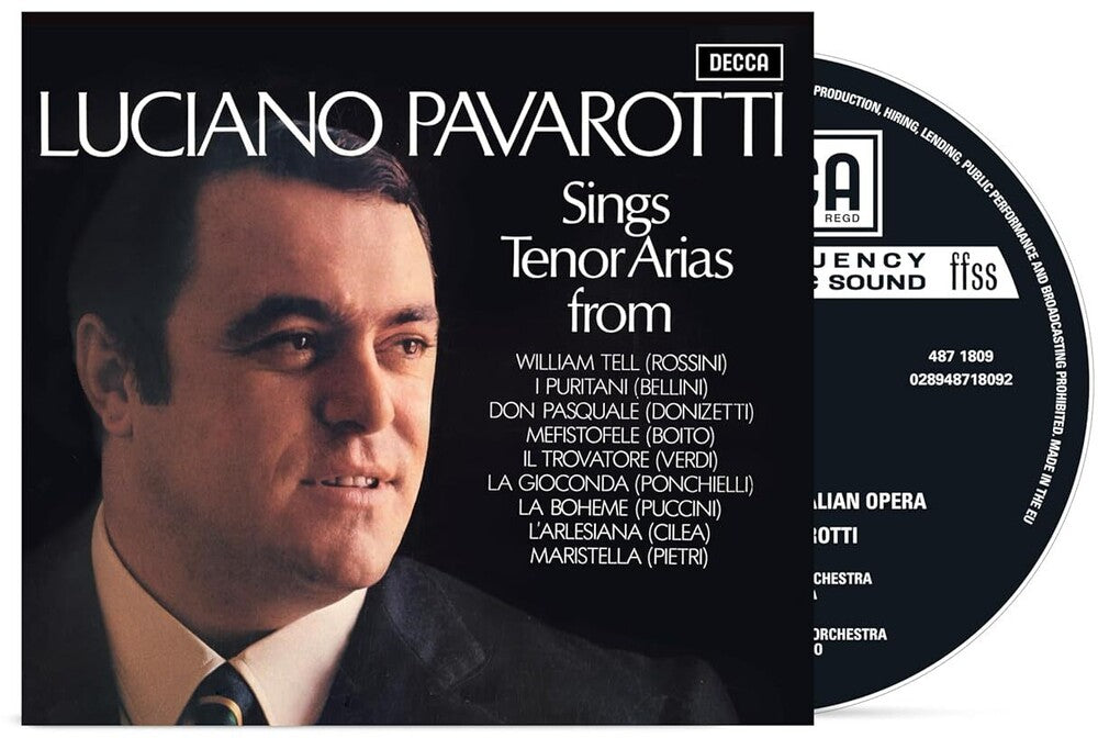 Sings Tenor Arias From Italian Opera [Remastered] Music CD