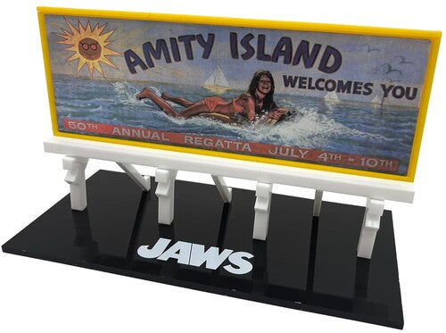 Jaws - Amity Island Billboard Scaled Prop Replica - Jaws - Amity Island Billboard Scaled Prop Replica - Collectibles