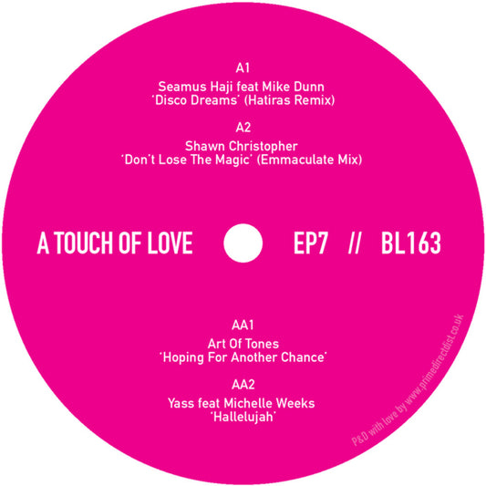 the album cover for Touch of Love EP 7 / Various - A Touch Of Love EP 7 (Various Artists)