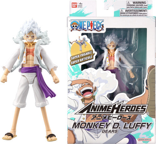 Anime Heroes - One Piece - Luffy Gear5 6.5in Fig - Anime Heroes - One Piece - Luffy Gear5 6.5in Fig - Collectibles