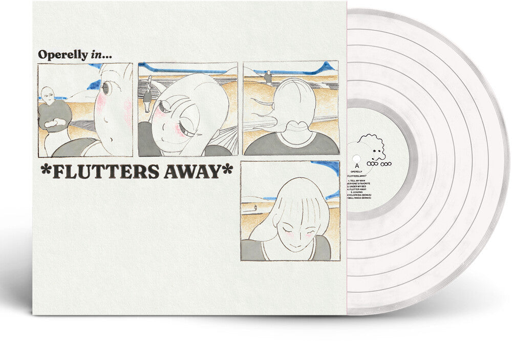 Flutters Away / Handwriting Practice No. 1 [Clear Vinyl] Vinyl Record