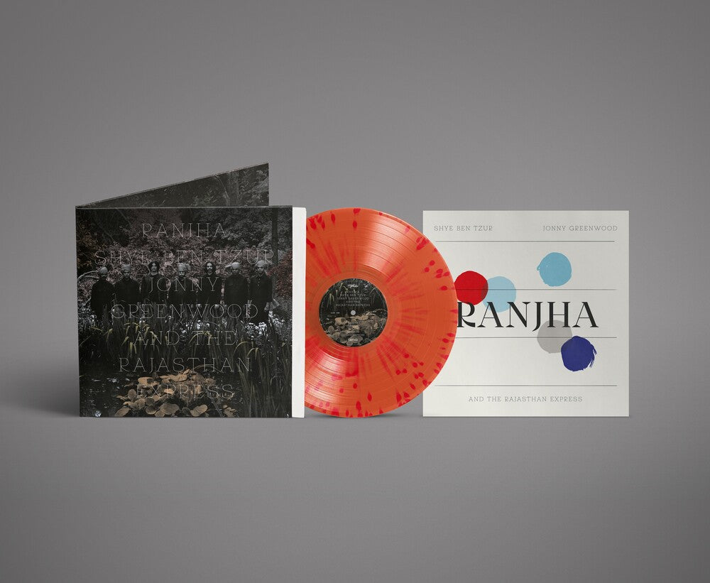 Shye Ben Tzur / Jonny Greenwood / The Rajasthan Express - Ranjha [Red/Coral Splatter] Vinyl Record