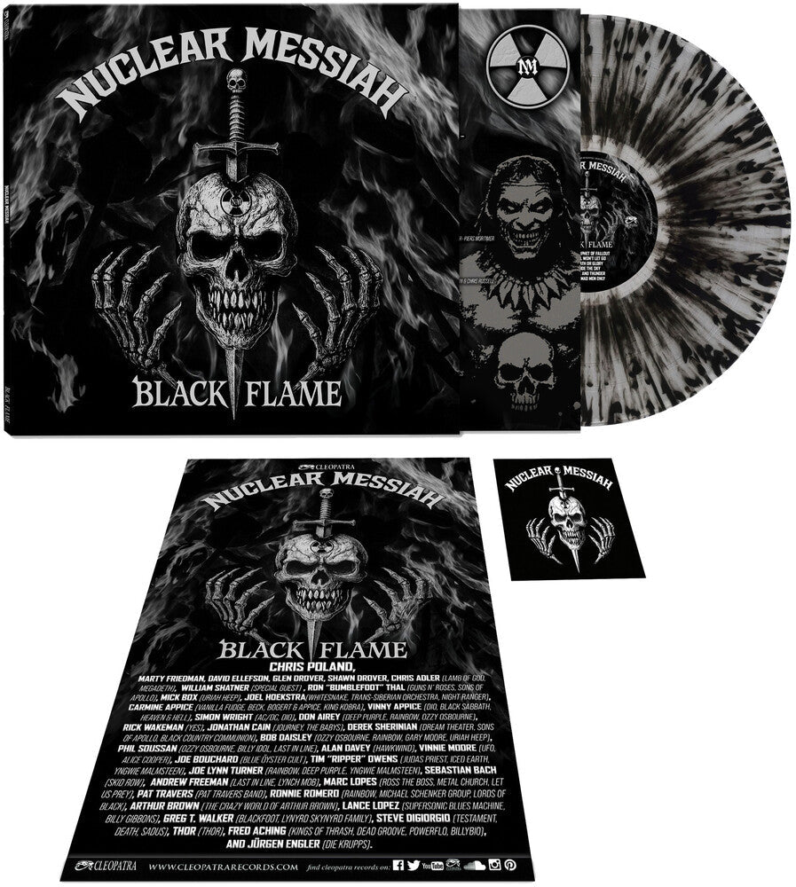 Black Flame [CLEAR/SILVER/BLACK SPLATTER] Vinyl Record