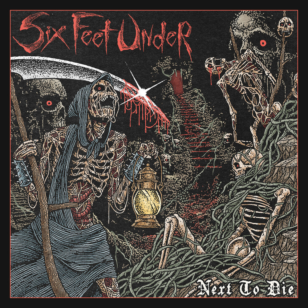 Six Feet Under - Next To Die [Red/Black Smoke] Vinyl Record